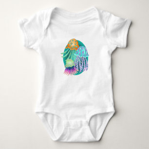 Happy Jellyfish Baby Bodysuit