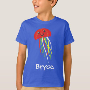 Happy Jellyfish Personalised T-shirt