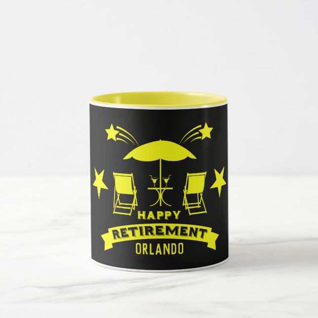 Happy Job Retirement Mug (Center)