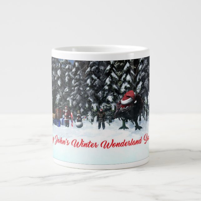 Happy John's Winter Wonderland S2 Jumbo-Tasse Large Coffee Mug (Front)