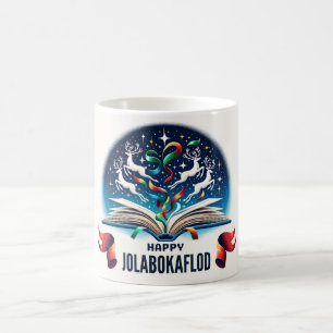 Happy Jolabokaflod Coffee Mug