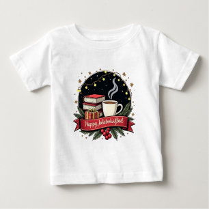 Happy Jolabokaflod Giftholida Invitation Baby T-Shirt