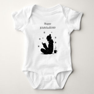 Happy Jolabokaflod – Icelandic Book Flood Gift Baby Bodysuit