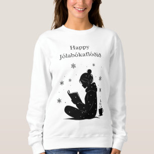 Happy Jolabokaflod – Icelandic Book Flood Gift Sweatshirt