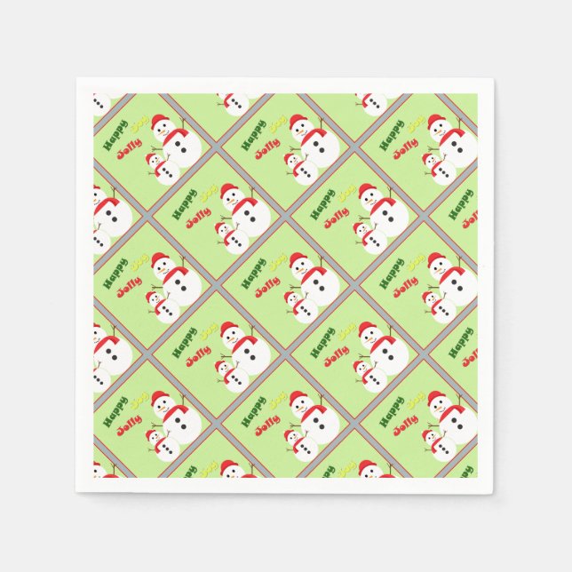 Happy Jolly Joy Napkin (Front)