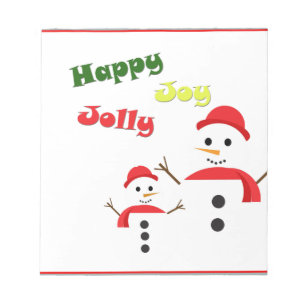 Happy Jolly Joy Notepad