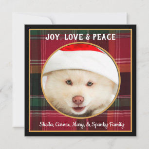 Happy Joy Love Christmas Holiday Card