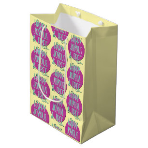 Happy Joyous & Free Recovery Slogan Medium Gift Bag
