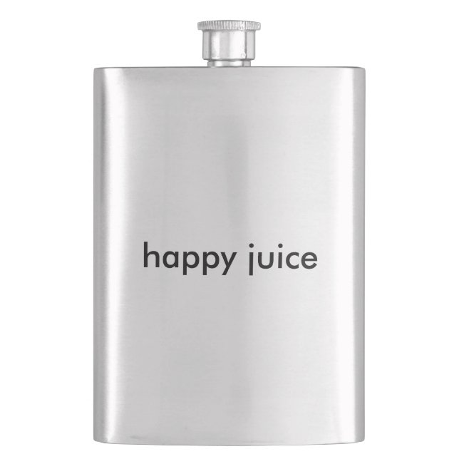 happy juice hip flask (Front)