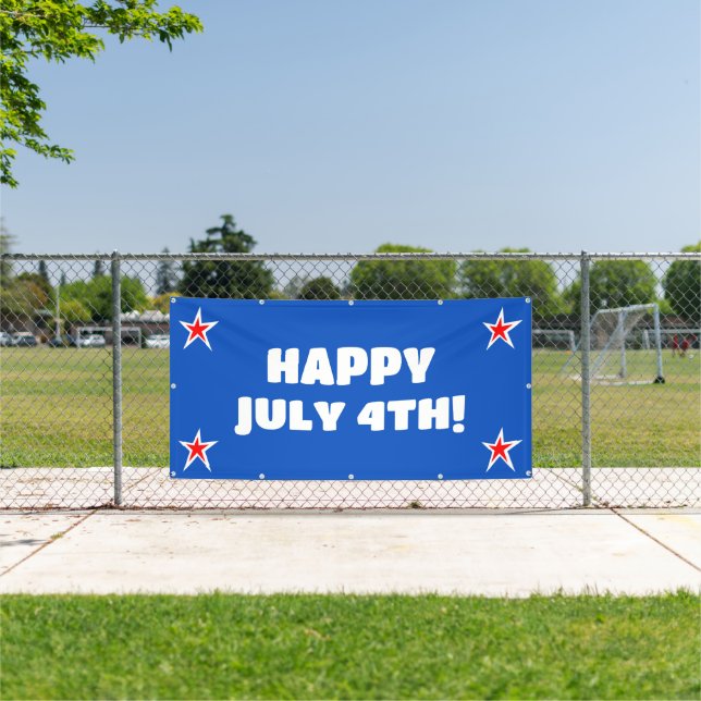 Happy July 4th Banner (Insitu)