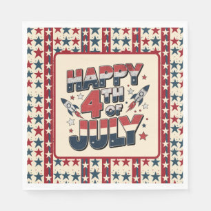 Happy July 4th  Napkin