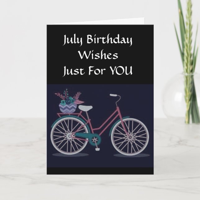 HAPPY *****JULY***** BIRTHDAY CARD (Front)