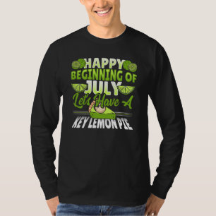 Happy July Key Lemon Pie T-Shirt