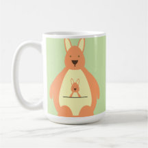 Happy Jumping Kangaroo Mug