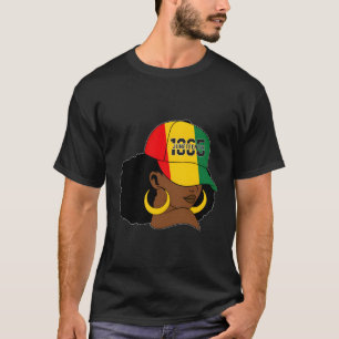 Happy Junenth Is My Independence Day Love Black T-Shirt