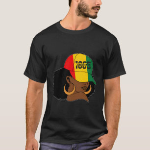 Happy Junenth Is My Independence Day Love Black T-Shirt