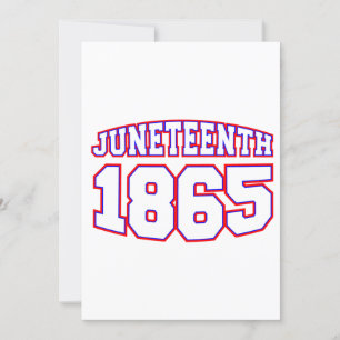 happy juneteenth 1865 invitation