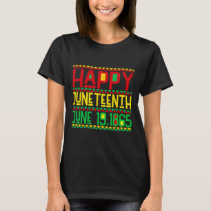 Happy Juneteenth Black History Month June 19 Women T-Shirt