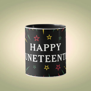 Happy Juneteenth Celebrate Black Independence Day Mug
