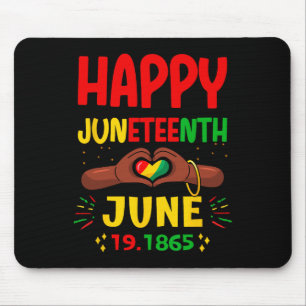 Happy Juneteenth Day Freedom Proud African America Mouse Pad