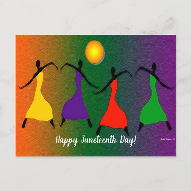 Happy Juneteenth Day! Postcard (Front)