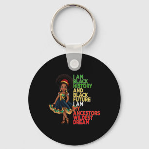Happy Juneteenth Is My Independence Day Black Wome Key Ring