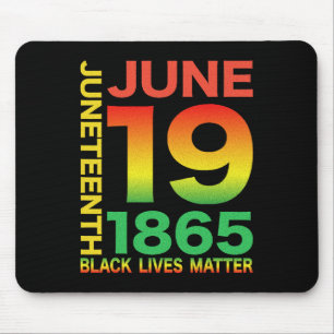 Happy Juneteenth Is My Independence Day Free Ish B Mouse Pad