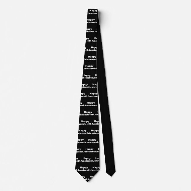 happy juneteenth tie (Front)