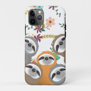 Happy Jungle Sloths Case-Mate iPhone Case