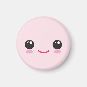 Happy Kawaii Face Magnet