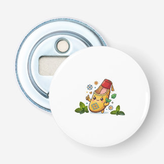 Happy Kawaii Moroccan Balgha - Traditional Yellow Bottle Opener