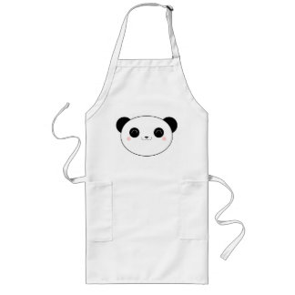 Happy Kawaii Panda Bear Apron