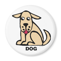 Happy Kids Dog Magnet