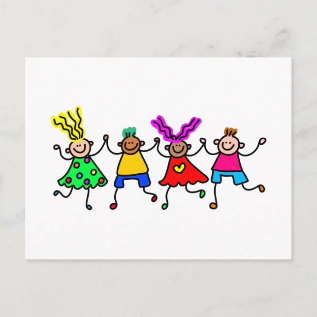 Happy Kids Postcard (Front)