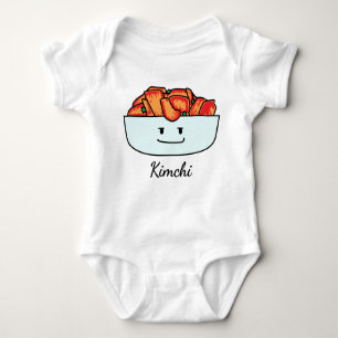 Happy Kimchi Kimchee Bowl - Happy Foods Designs Baby Bodysuit