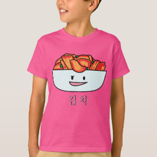 Happy Kimchi Kimchee Bowl - Happy Foods Designs T-Shirt