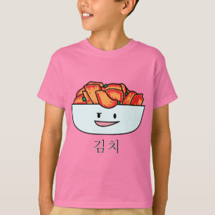 Happy Kimchi Kimchee Bowl - Happy Foods Designs T-Shirt