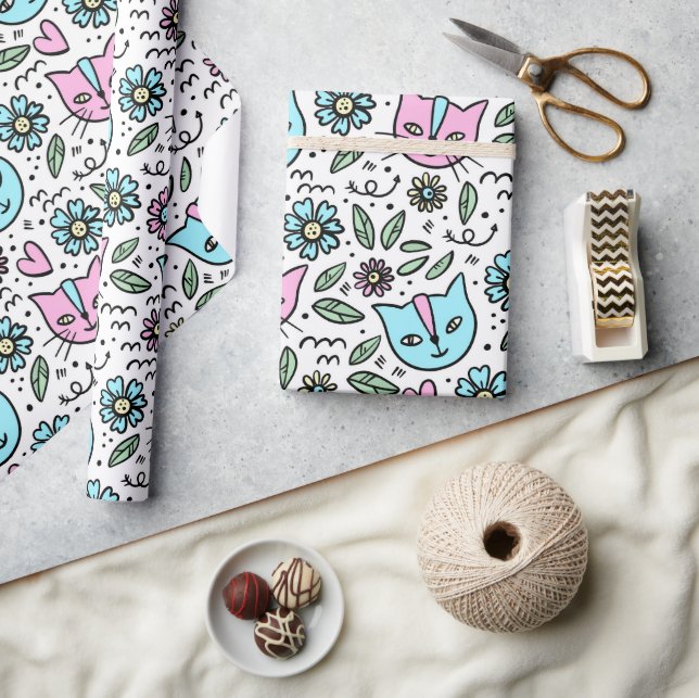 Happy Kittens Wrapping Paper (Crafts)