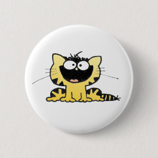 Happy-Kitty 6 Cm Round Badge