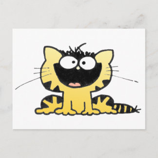Happy-Kitty Postcard