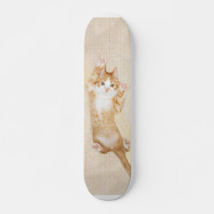 Happy kitty skateboard