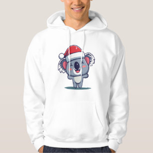 happy koala christmas hoodie