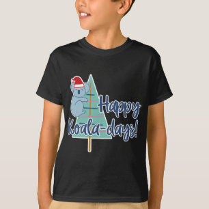 Happy Koala-Days Cute Koala In A Christmas Tree Gi T-Shirt