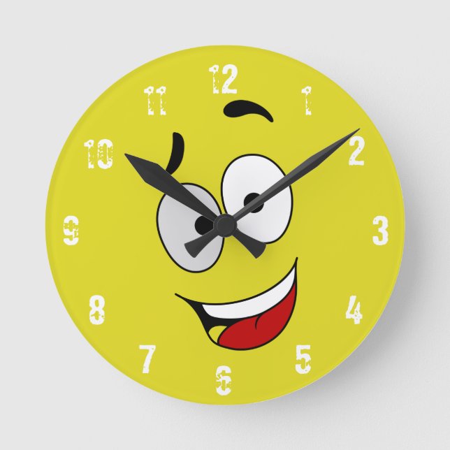 Happy Kook Art Clock - Wall Clock (Front)