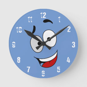 Happy Kook Art Clock - Wall Clock