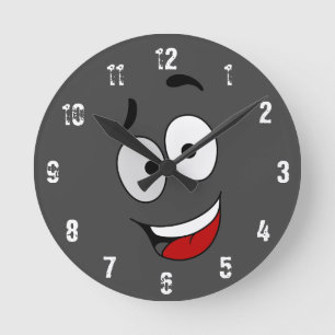 Happy Kook Art Clock - Wall Clock