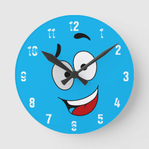 Happy Kook Art Clock - Wall Clock