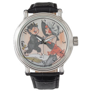 Happy Krampus with Temptress Vintage Christmas Watch