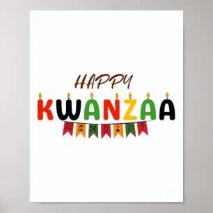 Happy Kwanzaa - 7 Principles Of Kwanzaa Tees  Poster