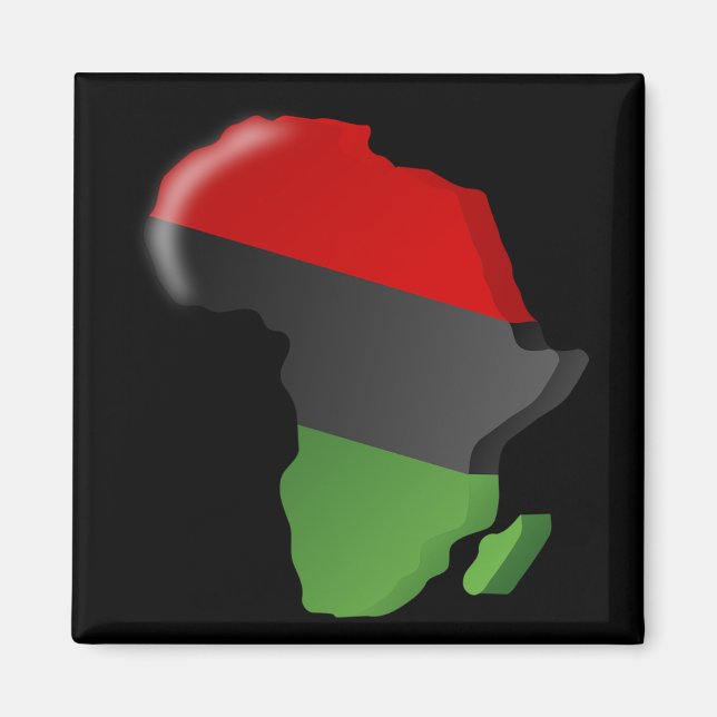 Happy Kwanzaa Africa Magnet (Front)